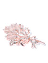 YouBella Jewellery Latest Stylish Crystal Unisex Floral Shape Brooch for Women/Girls/Men